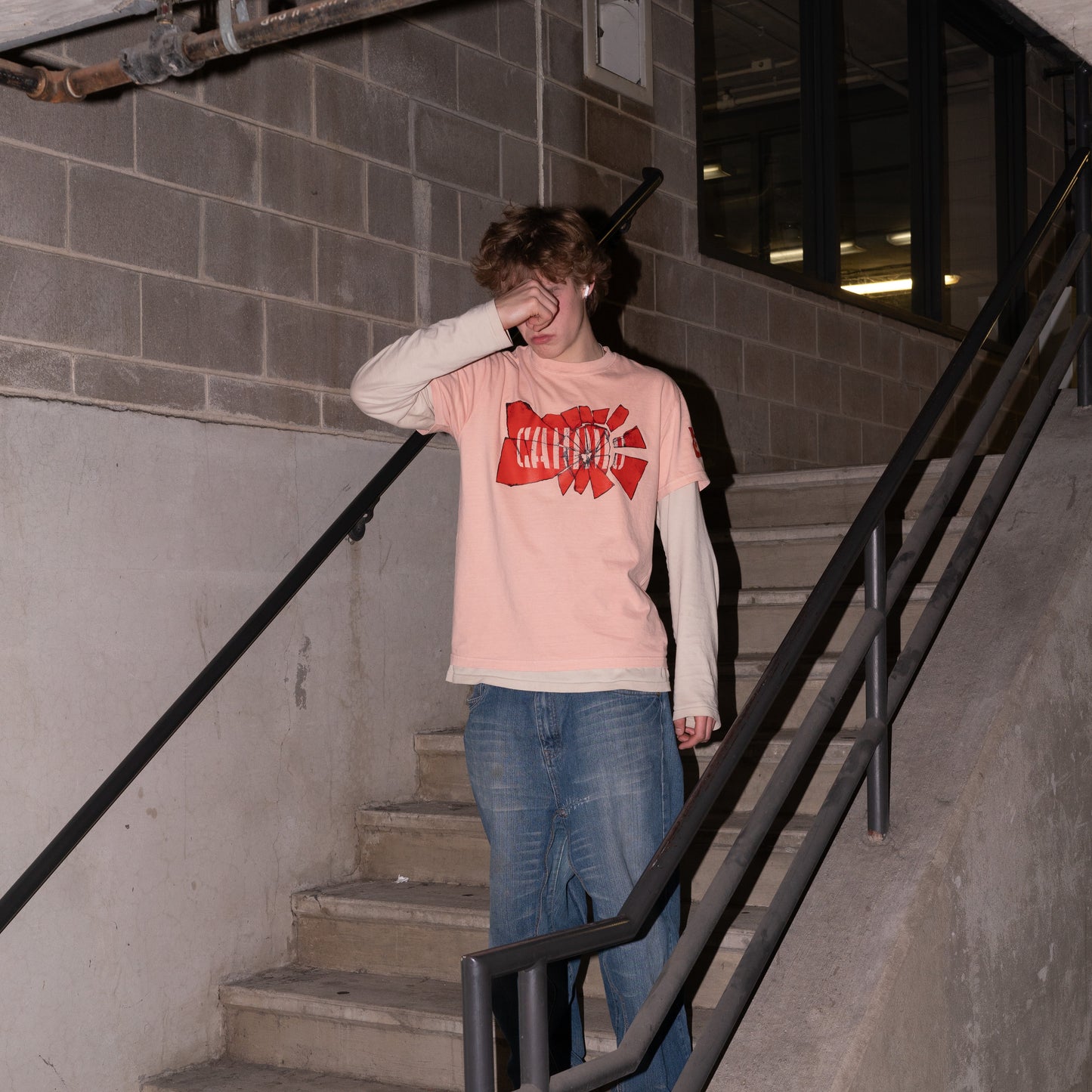 Pink CAMMO Shattered Tshirt