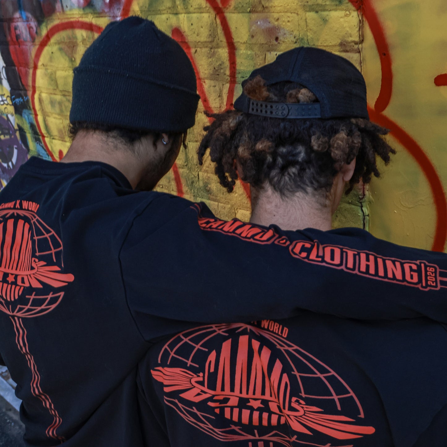 CAMMO x WORLD Long Sleeve             -(FREE SHIPPING)-